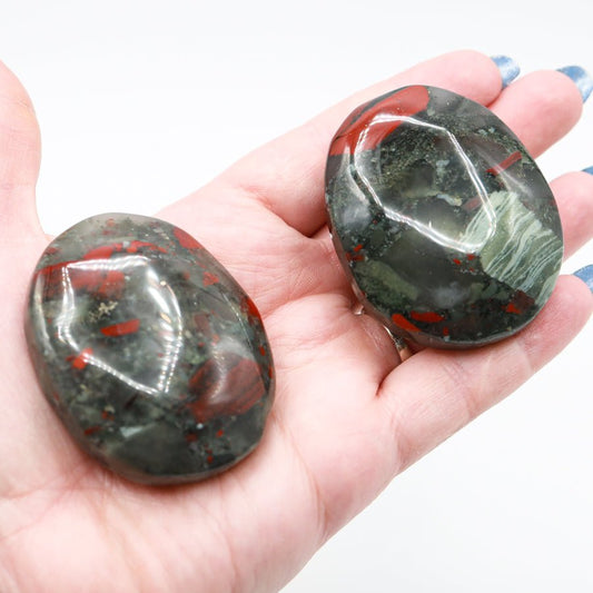 African Bloodstone Palmstone - Evolve Supply Co. Evolve Supply Co.