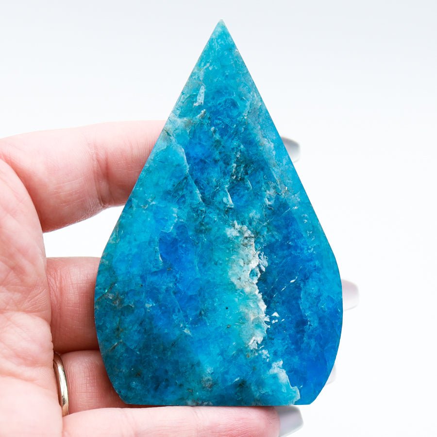 Blue Apatite Flame - Evolve Supply Co. Evolve Supply Co.