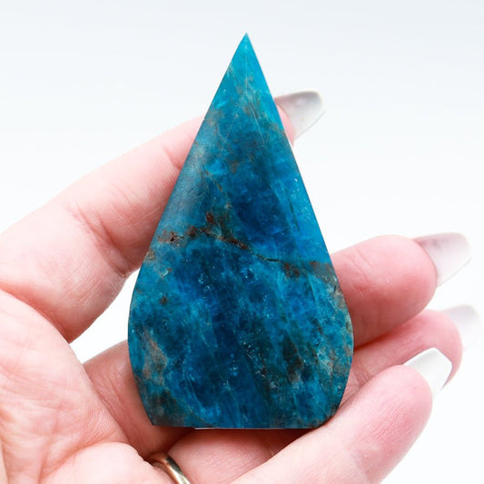 Blue Apatite Flame - Evolve Supply Co. Evolve Supply Co.
