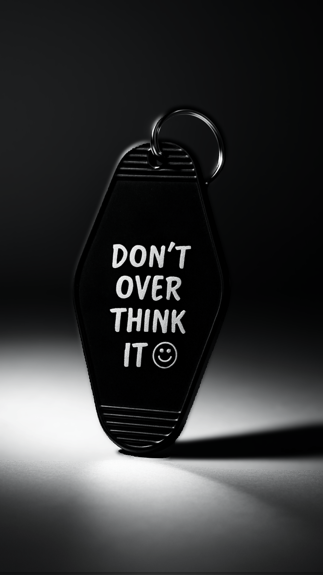 Don’t Over Think It Keychain - Evolve Supply Co. Evolve Supply Co.