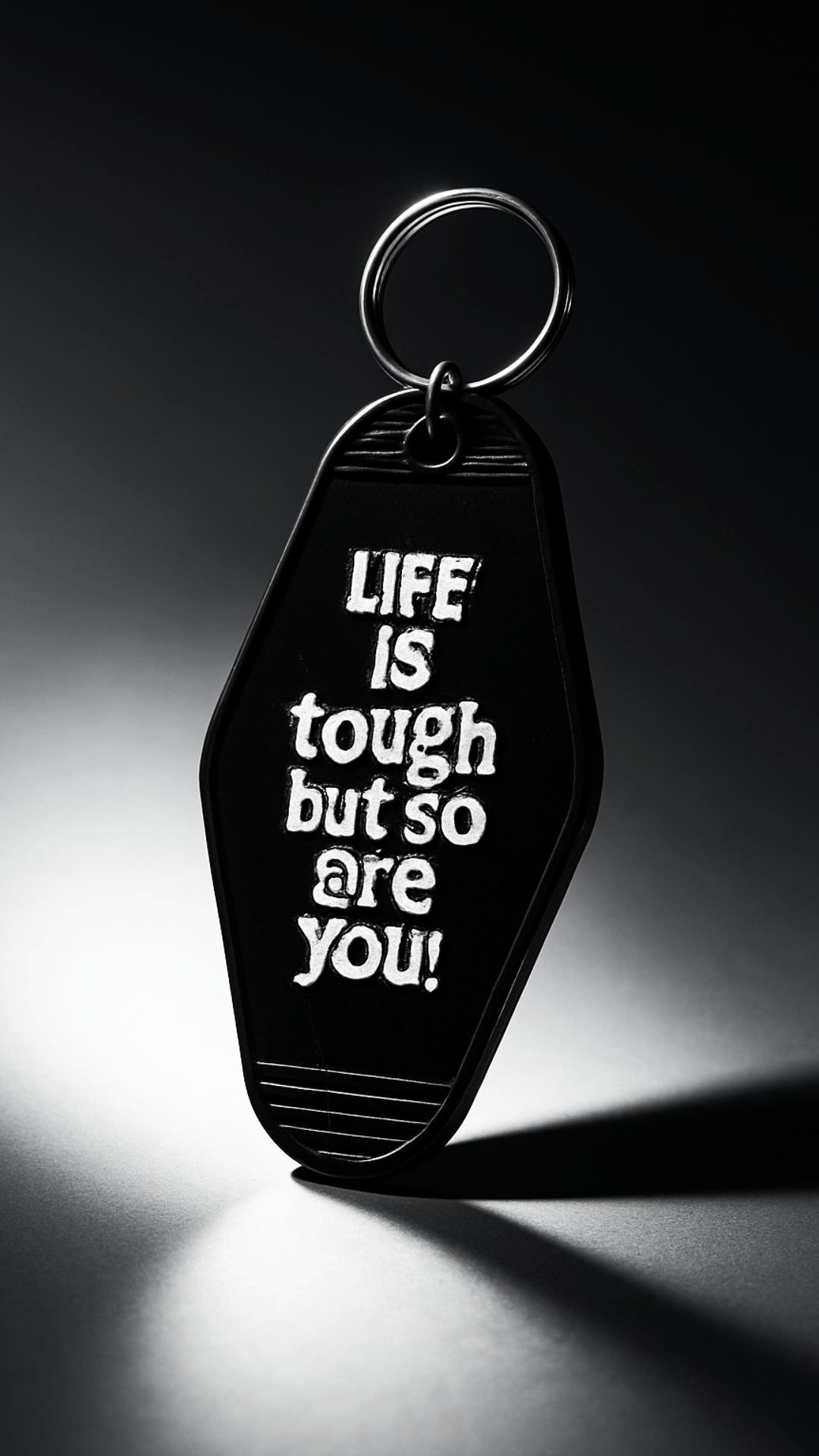 Life Is Tough Keychain - Evolve Supply Co. Evolve Supply Co.