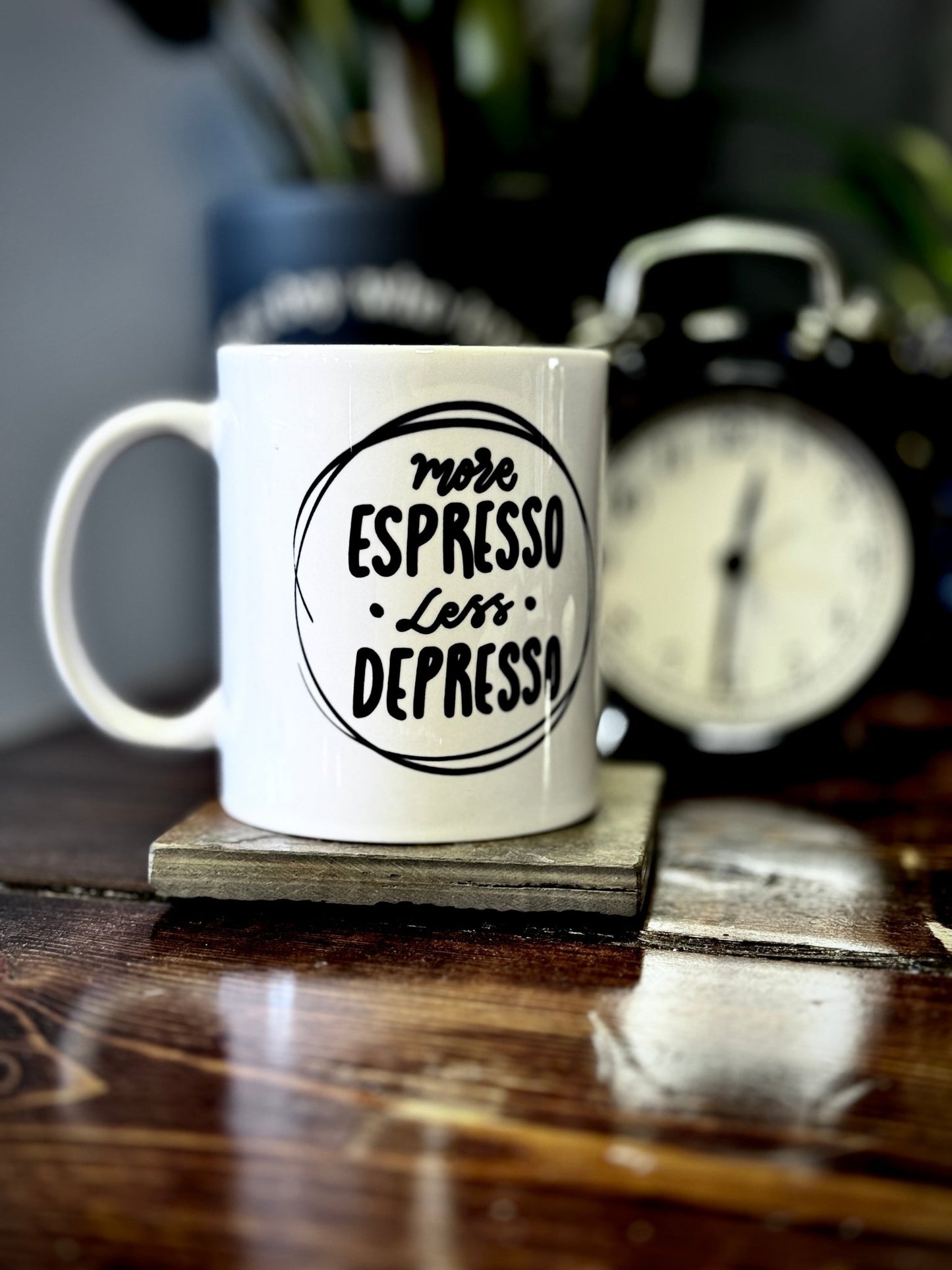 More Espresso Less Depresso Mug - Evolve Supply Co. Evolve Supply Co.