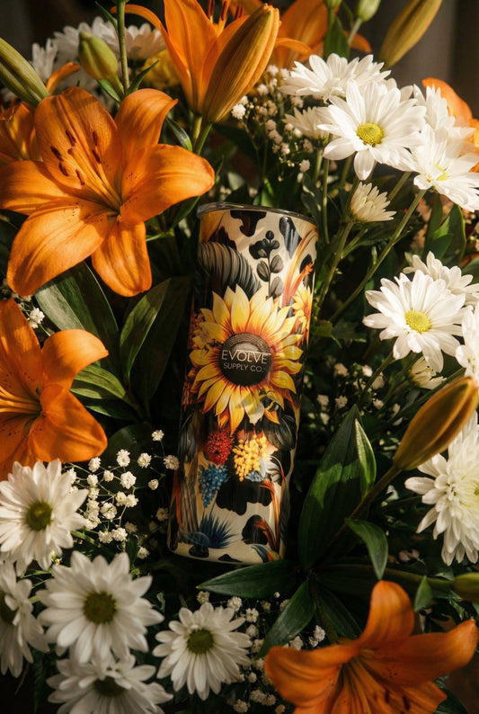 Sunflower Tumbler - Evolve Supply Co. Evolve Supply Co.