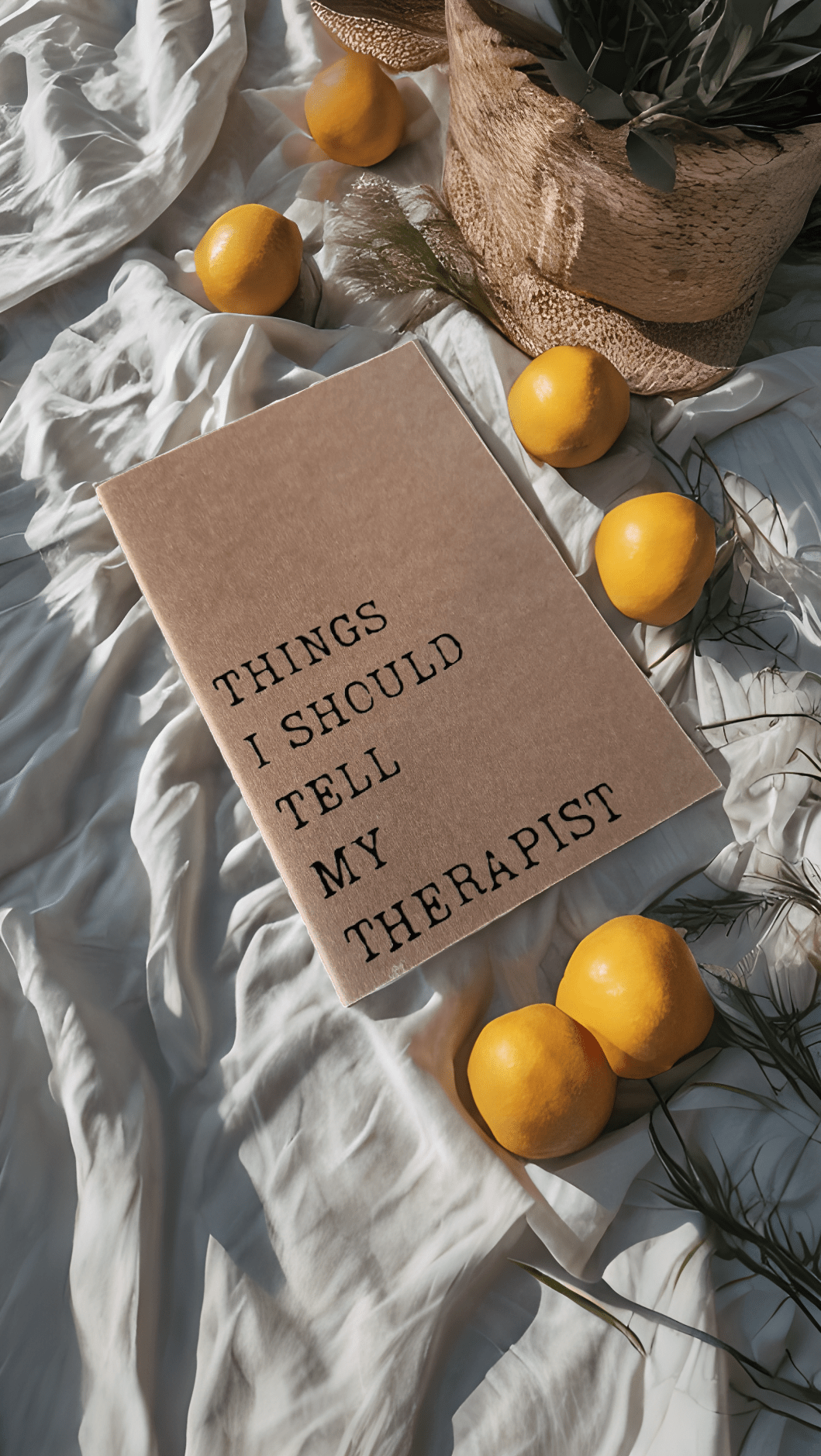 Things I Should Tell My Therapist Journal - Evolve Supply Co. Evolve Supply Co.