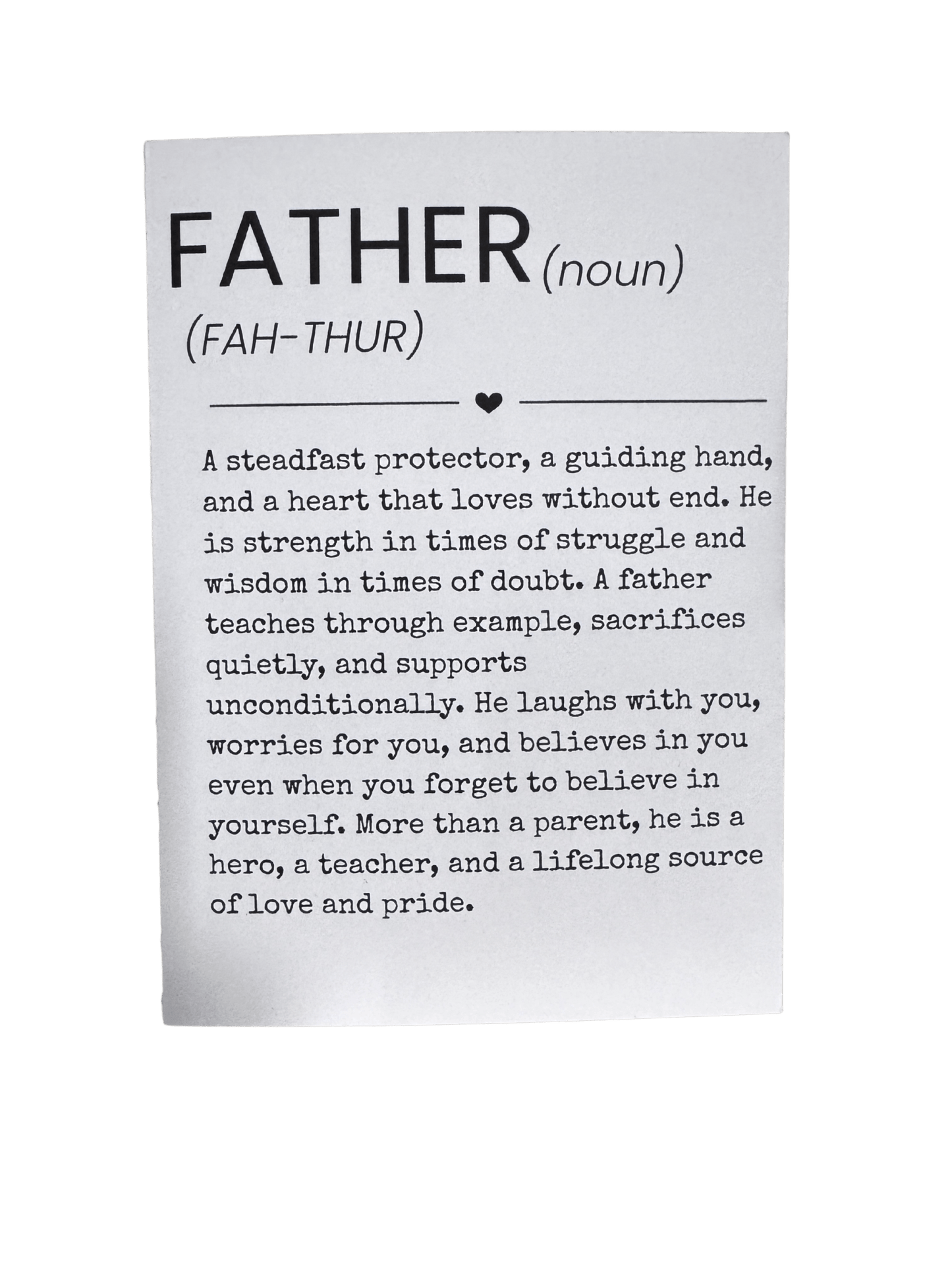 Father Card - Evolve Supply Co. Evolve Supply Co.