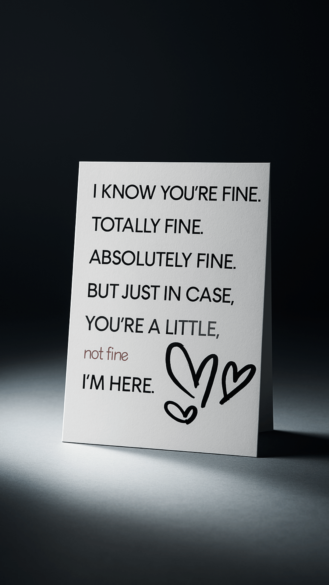 I Know You’re Fine Card - Evolve Supply Co. Evolve Supply Co.