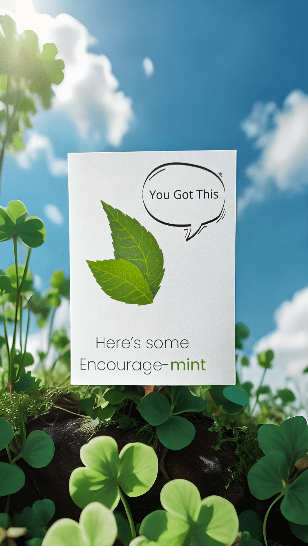 Encourage - Mint Card - Evolve Supply Co. Evolve Supply Co.
