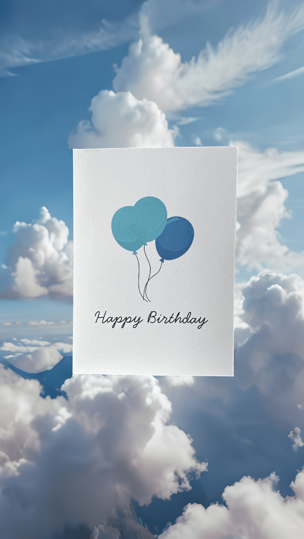 Birthday Balloons Card - Evolve Supply Co. Evolve Supply Co.