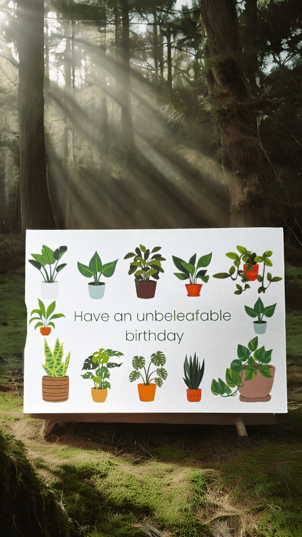 UnbeLEAFable Birthday Card - Evolve Supply Co. Evolve Supply Co.