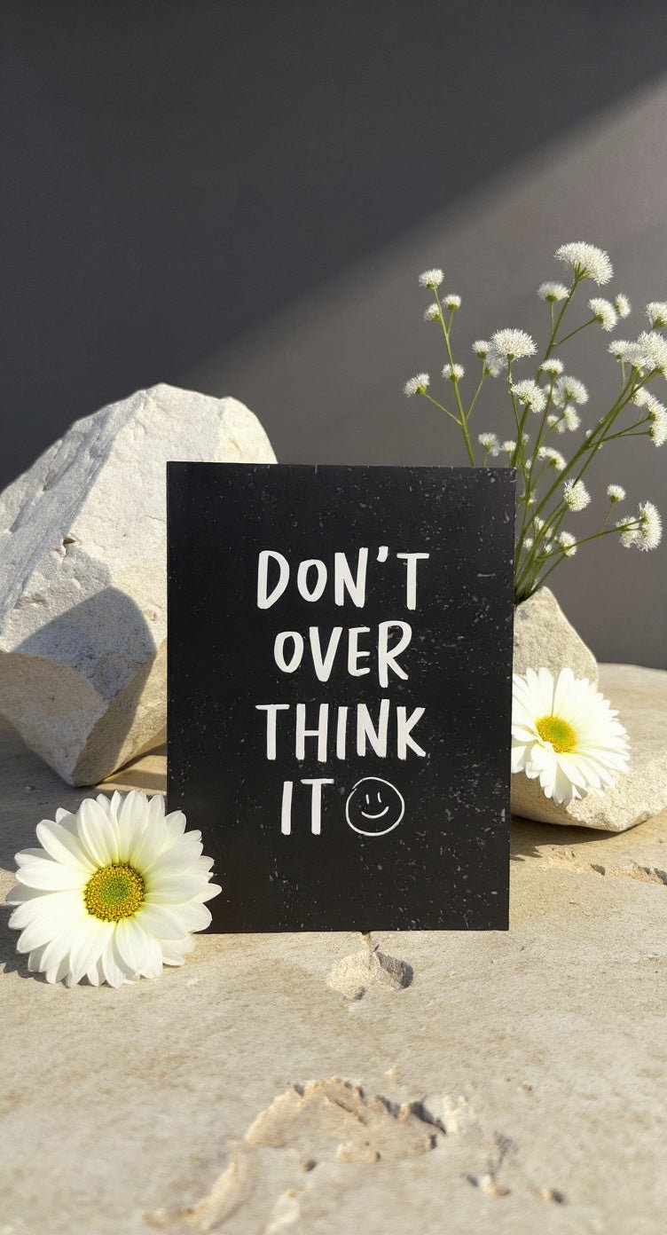 Don’t Over Think It Card - Evolve Supply Co. Evolve Supply Co.