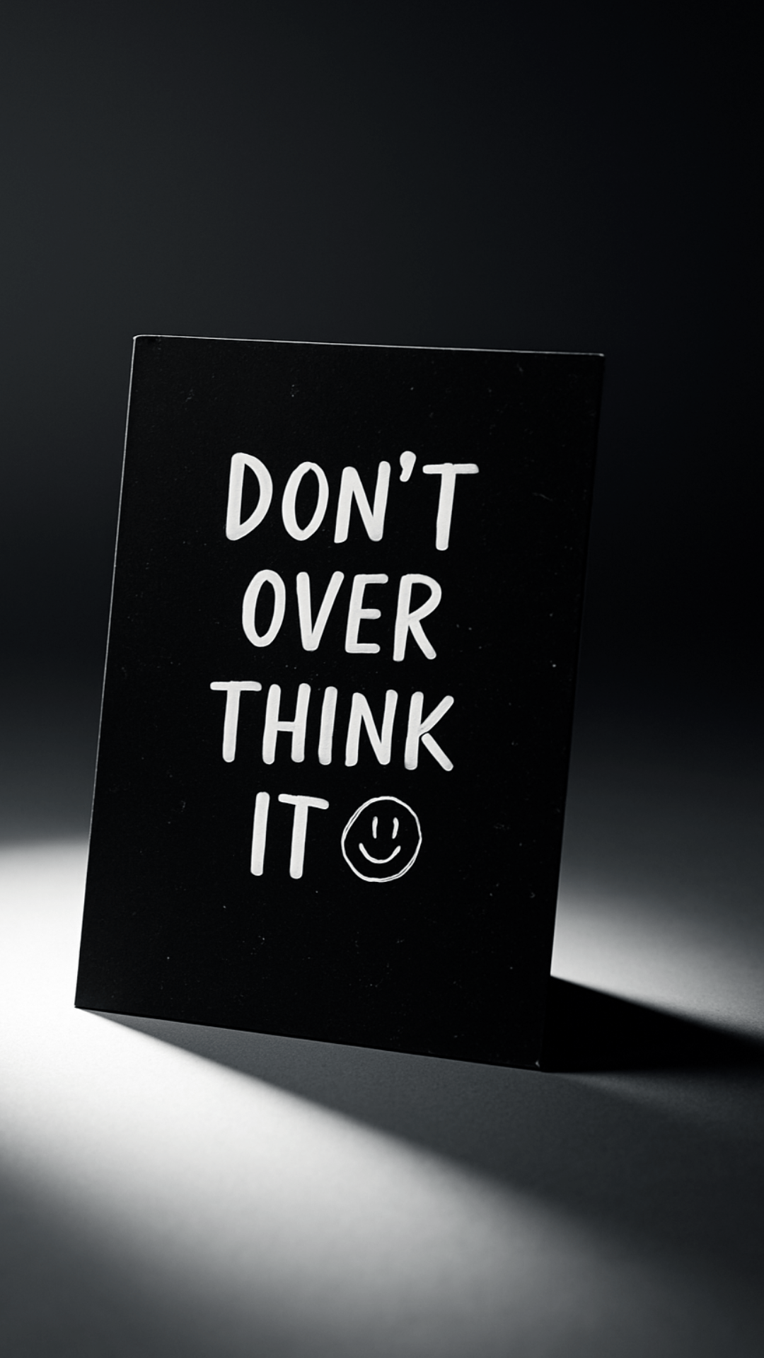 Don’t Over Think It Card - Evolve Supply Co. Evolve Supply Co.