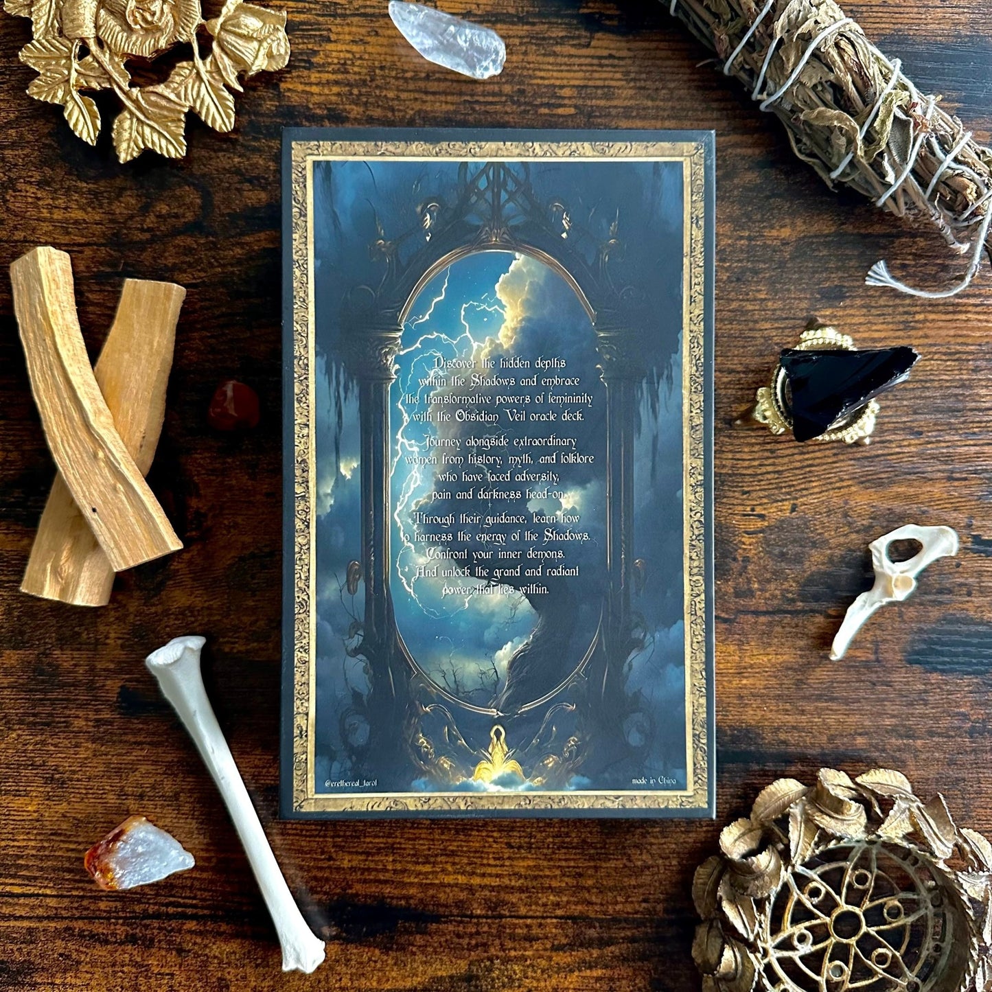 Obsidian Veil Oracle Deck - Evolve Supply Co. Evolve Supply Co.