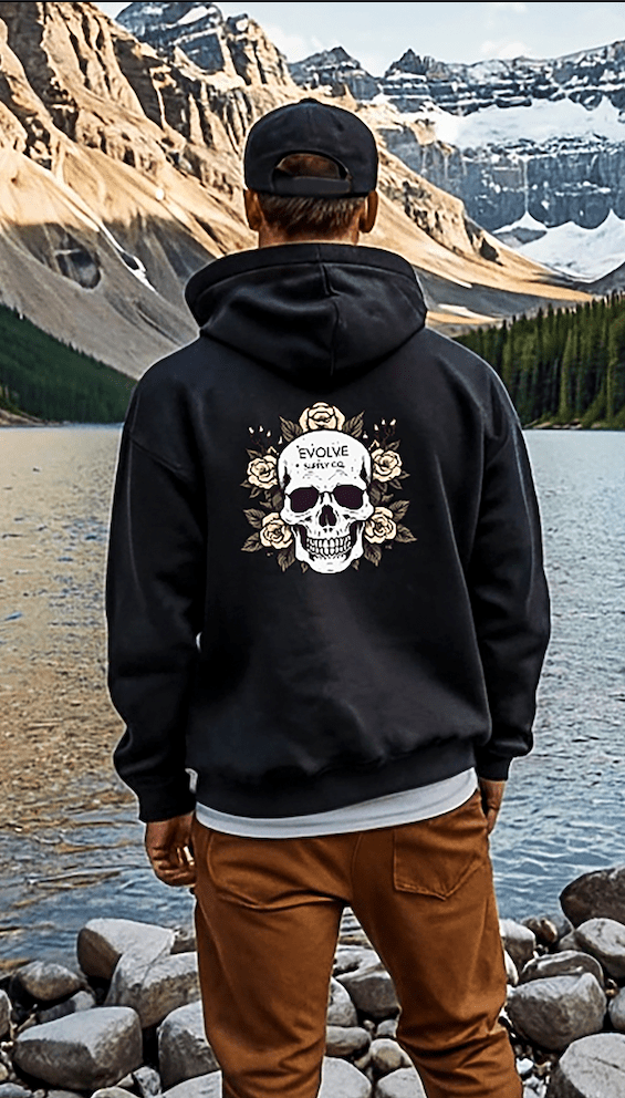 Skull Hoodie - Evolve Supply Co. Evolve Supply Co.