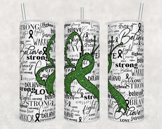 Green Ribbon Tumbler - Evolve Supply Co. Evolve Supply Co.
