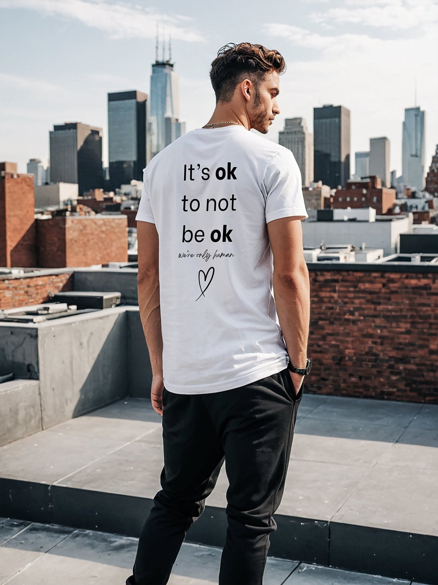 It’s Ok To Not Be Ok Tee - Evolve Supply Co. Evolve Supply Co.