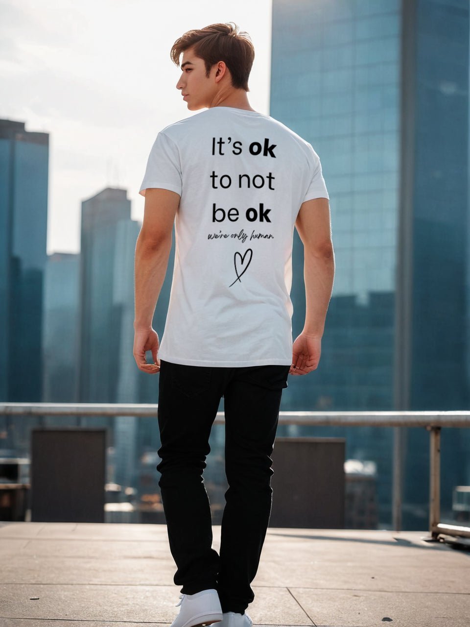 It’s Ok To Not Be Ok Tee - Evolve Supply Co. Evolve Supply Co.