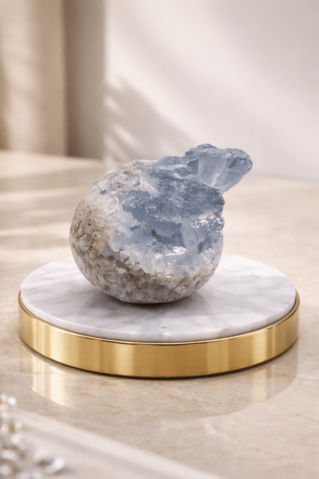 ANGELITE CRYSTAL CLUSTER - Evolve Supply Co. Evolve Supply Co.