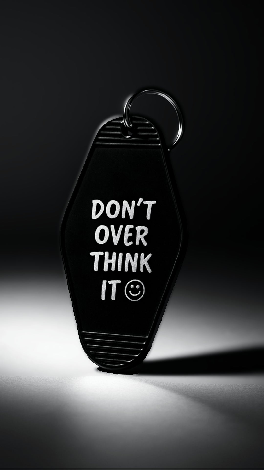 Don’t Over Think It Keychain - Evolve Supply Co. Evolve Supply Co.