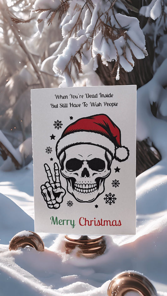 Dead Inside Christmas Card - Evolve Supply Co. Evolve Supply Co.
