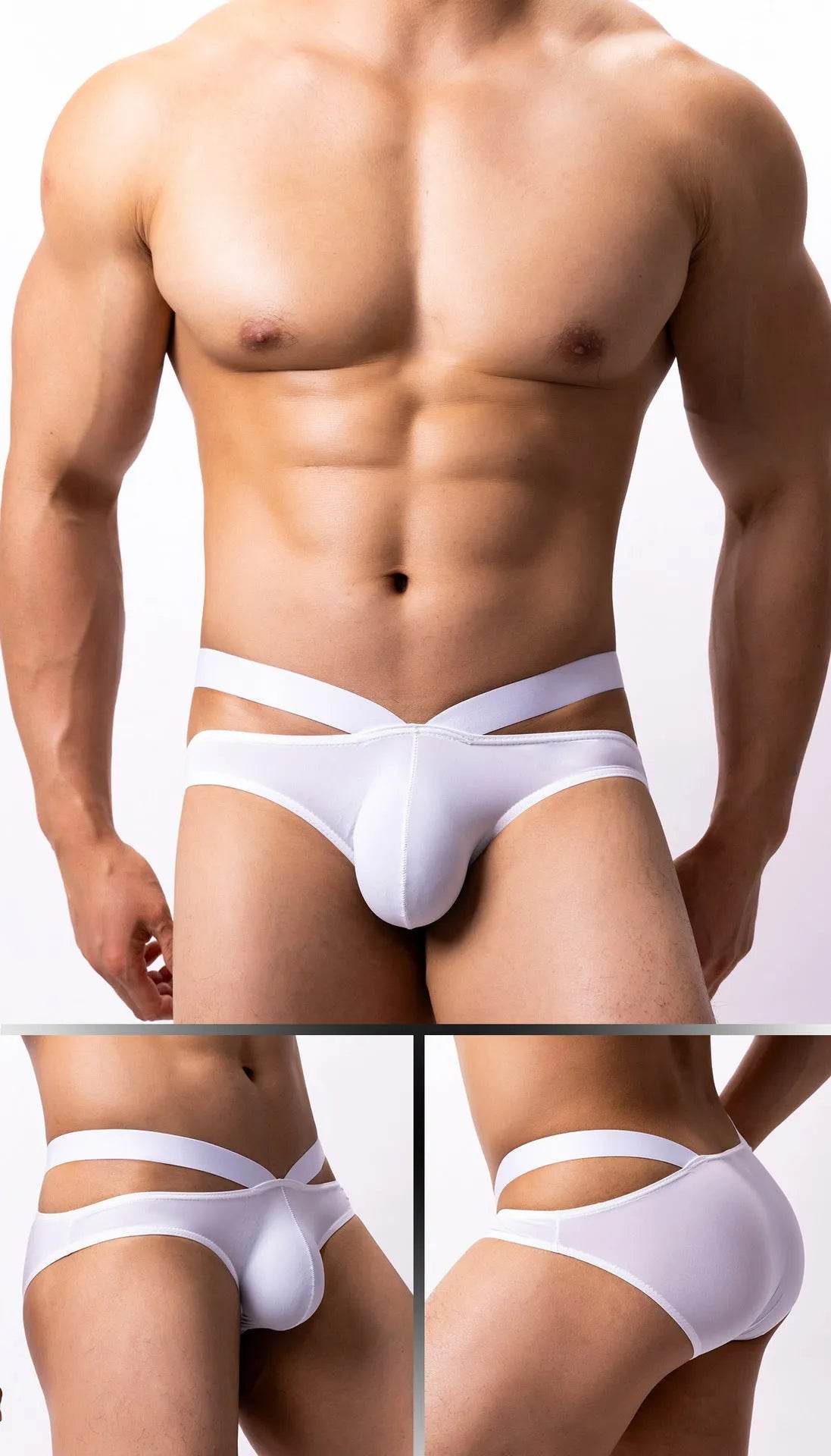 Thin Ice Silk Low Waist Men's Underwear Briefs - Evolve Supply Co. Evolve Supply Co.