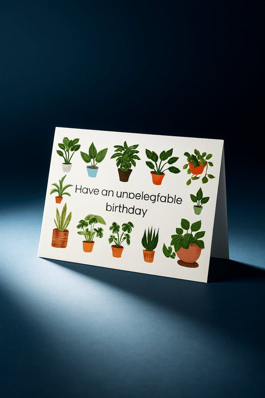 UnbeLEAFable Birthday Card - Evolve Supply Co. Evolve Supply Co.