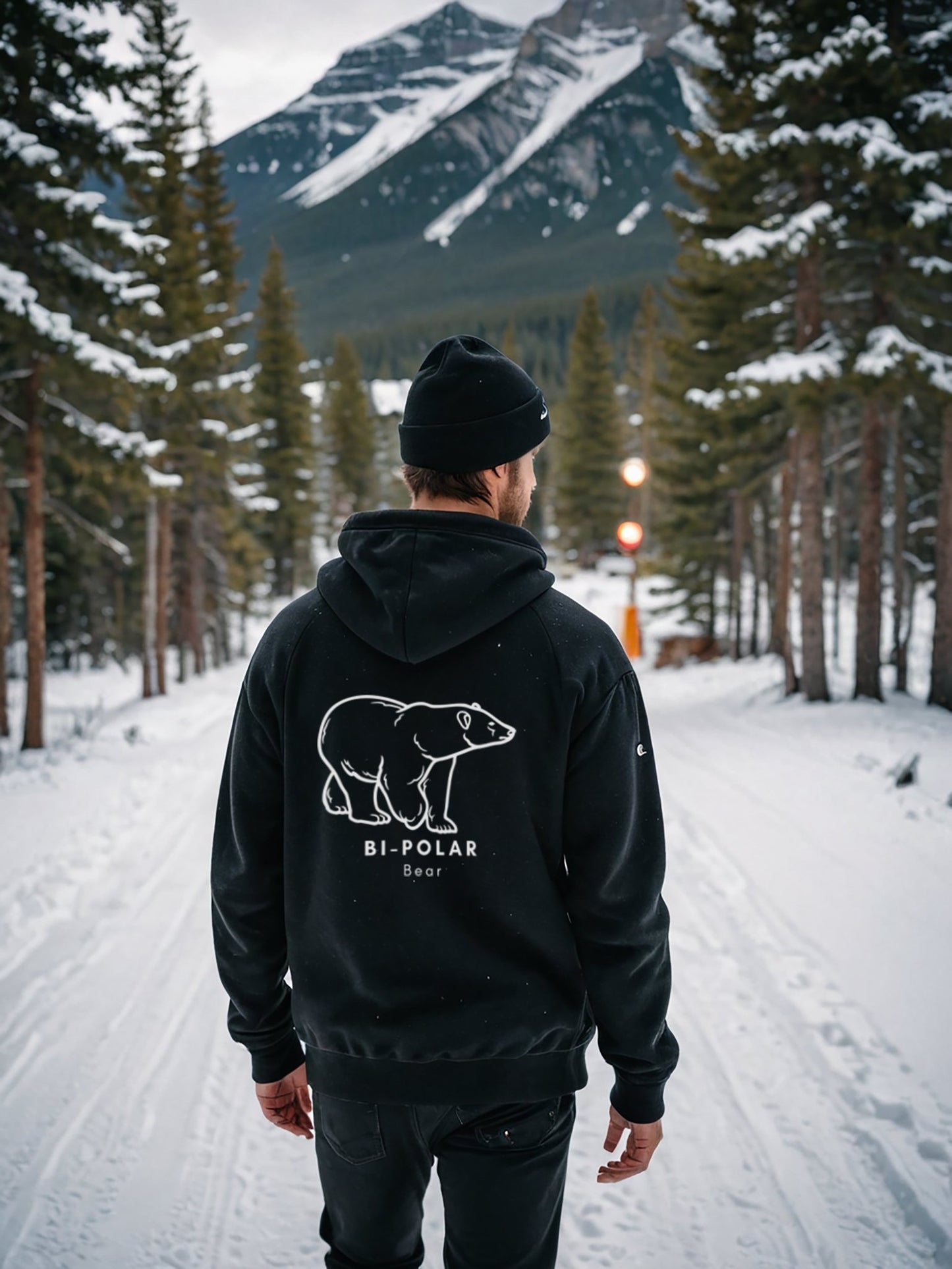 Bi - Polar Bear Hoodie - Evolve Supply Co. Evolve Supply Co.