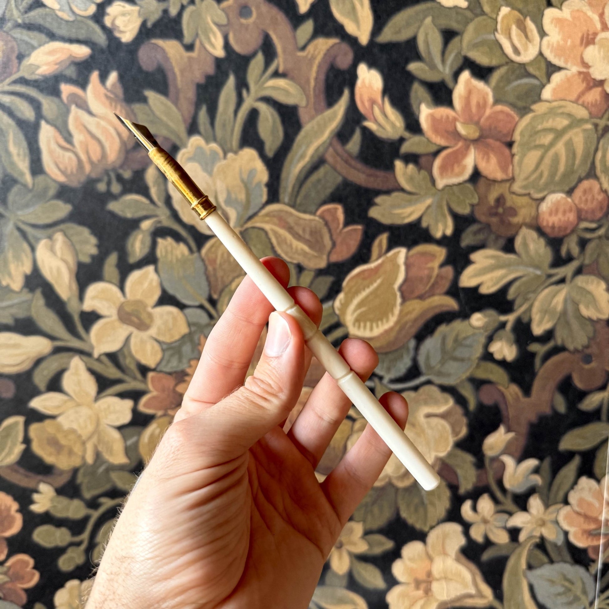 The Alchemist’s Quill – Victorian Brass Inkwell & Writing Set - Evolve Supply Co. Evolve Supply Co.