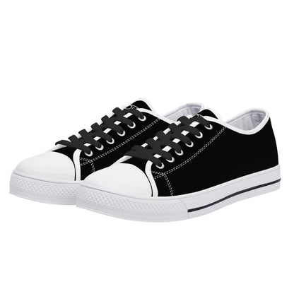 Evolve Mens Low Top Canvas Shoes - Black