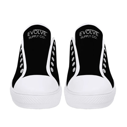 Evolve Mens Low Top Canvas Shoes - Black