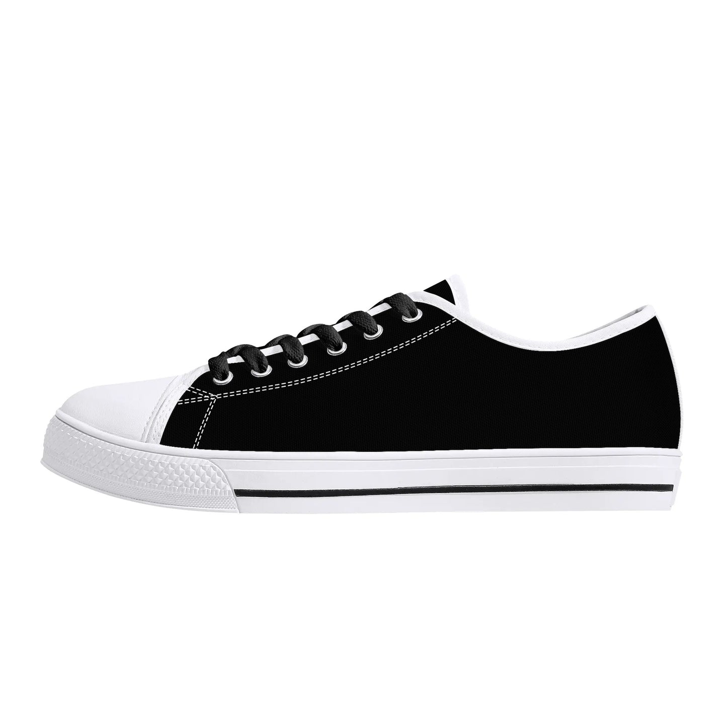 Evolve Mens Low Top Canvas Shoes - Black