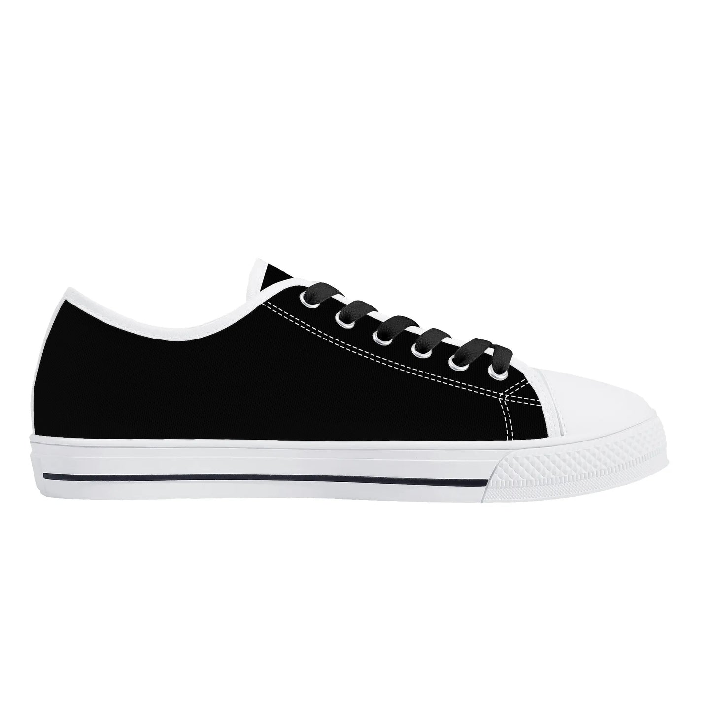 Evolve Mens Low Top Canvas Shoes - Black