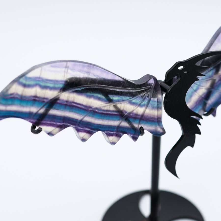 Rainbow Fluorite Dragon Wings A - Evolve Supply Co. Evolve Supply Co.