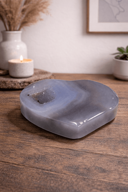 Druzy Agate Heart - Evolve Supply Co. Evolve Supply Co.