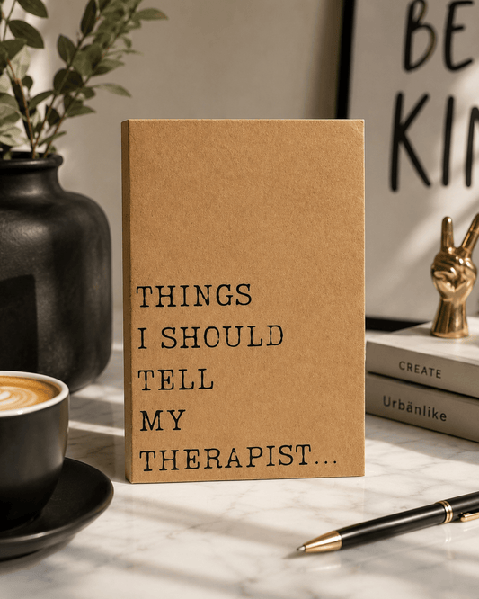 Things I Should Tell My Therapist Journal - Evolve Supply Co. Evolve Supply Co.