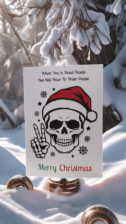 Dead Inside Christmas Card - Evolve Supply Co. Evolve Supply Co.