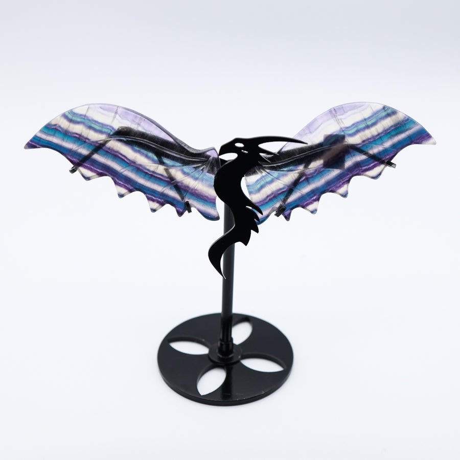 Rainbow Fluorite Dragon Wings A - Evolve Supply Co. Evolve Supply Co.