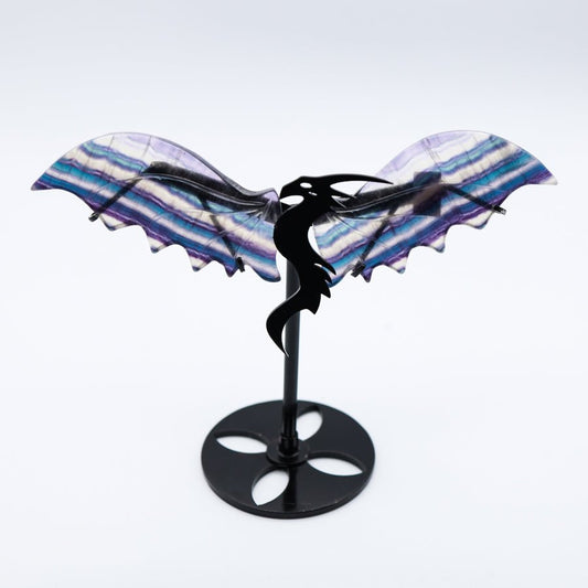 Rainbow Fluorite Dragon Wings A - Evolve Supply Co. Evolve Supply Co.