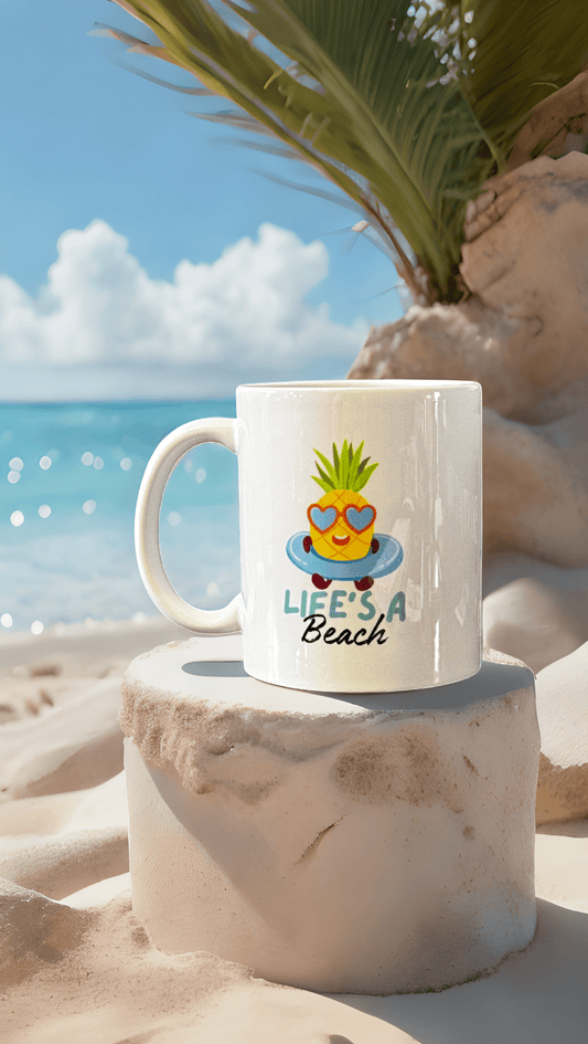 Life's A Beach Mug - Evolve Supply Co. Evolve Supply Co.