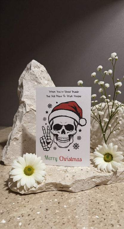 Dead Inside Christmas Card - Evolve Supply Co. Evolve Supply Co.