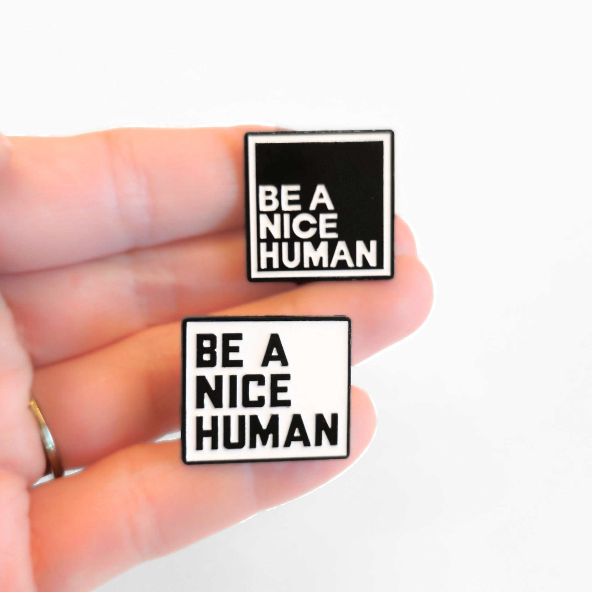 Be a Nice Human | Collectible Pin - Evolve Supply Co. Evolve Supply Co.