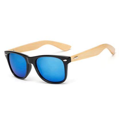 Evolve Supply Co. Retro Bamboo Sunglasses