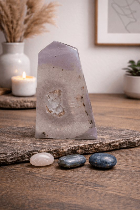 Amethyst Druzy Tower - Evolve Supply Co. Evolve Supply Co.