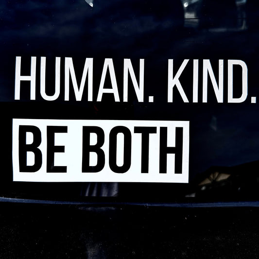 Human Kind Car Decal - Evolve Supply Co. Evolve Supply Co.