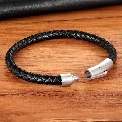 Braided Leather Bracelet