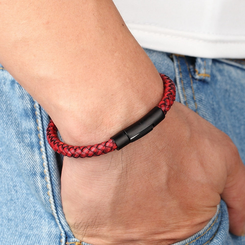 Braided Leather Bracelet