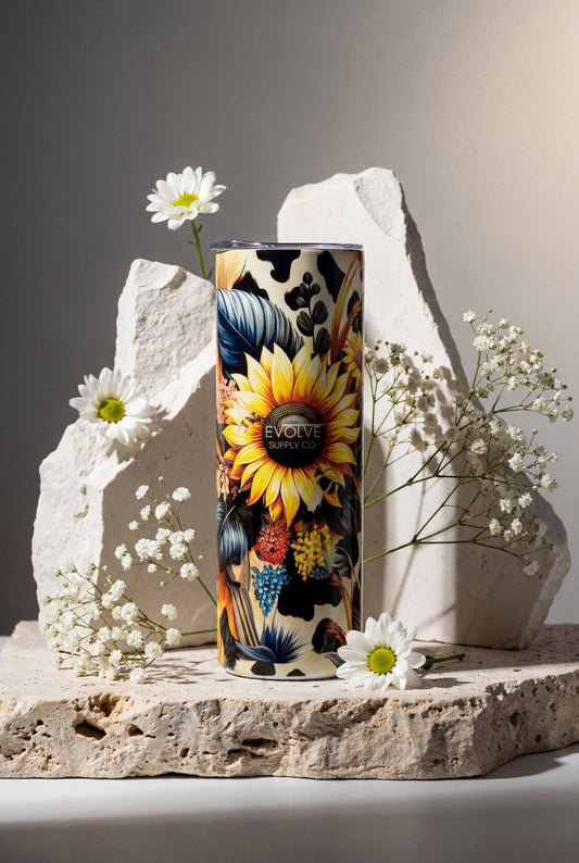 Sunflower Tumbler - Evolve Supply Co. Evolve Supply Co.