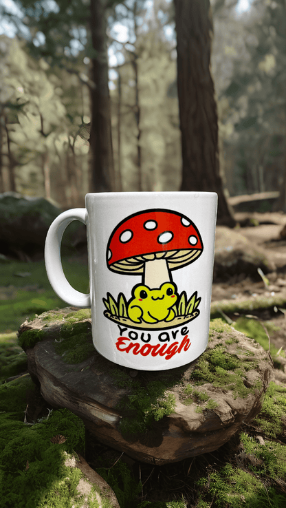 You Are Enough Mushroom Mug - Evolve Supply Co. Evolve Supply Co.