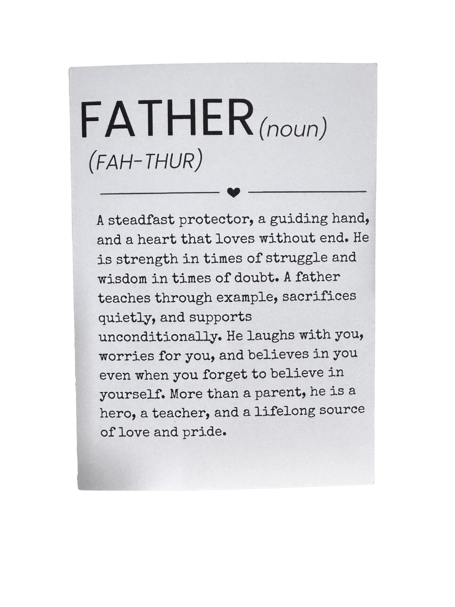Father Card - Evolve Supply Co. Evolve Supply Co.