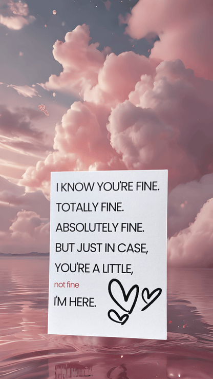 I Know You’re Fine Card - Evolve Supply Co. Evolve Supply Co.