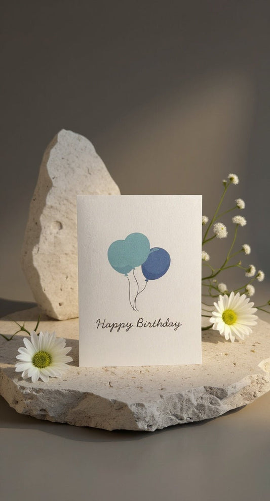 Birthday Balloons Card - Evolve Supply Co. Evolve Supply Co.